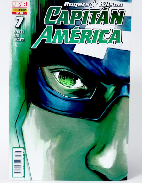 CÓMIC CAPITAN AMÉRICA 78 ROGERS WILSON VOL.8 PANINI MARVEL VOLUMEN GRAPA DE KIOSCO