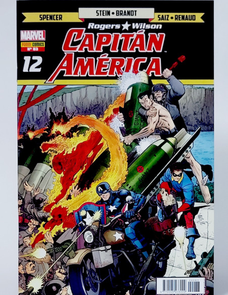 CÓMIC CAPITAN AMÉRICA 83 ROGERS WILSON VOL.8 PANINI MARVEL VOLUMEN GRAPA DE KIOSCO