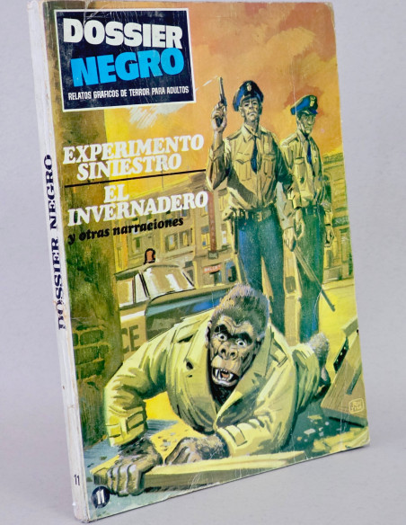 CÓMIC DOSSIER NEGRO 11 EXPERIMENTO SINIESTRO IBERO MUNDIAL TACO NORMAL ESTADO