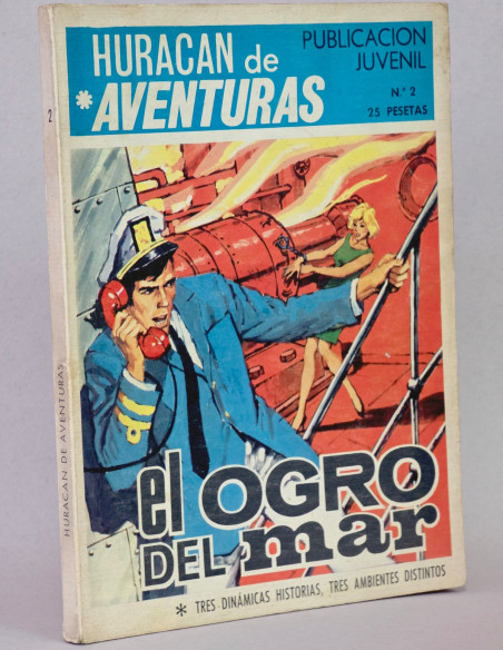 CÓMIC HURACÁN DE AVENTURAS 2 EL OGRO DEL MAR TORAY NORMAL ESTADO
