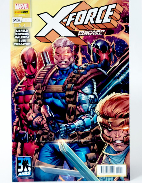 CÓMIC X-FORCE 27 ESPECIAL DISPARO MORTAL MAYO 2022 PANINI MARVEL GRAPA DE KIOSCO