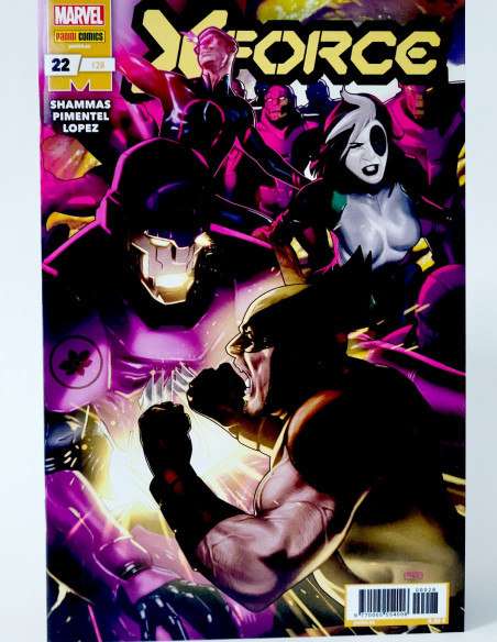 CÓMIC X-FORCE 28 ANÁLISIS 22 PANINI MARVEL GRAPA DE KIOSCO