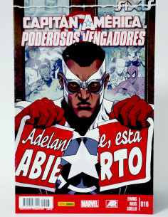 CÓMIC CAPITAN AMÉRICA PODEROSOS VENGADORES 16 AXIS PANINI...