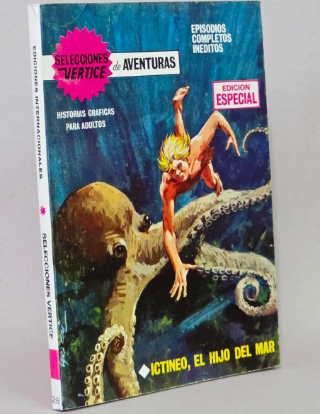 CÓMIC SELECCIONES VERTICE 28 ICNEO EL HIJO DEL MAR TACO FLEETWAY CASI EXCELENTE ESTADO