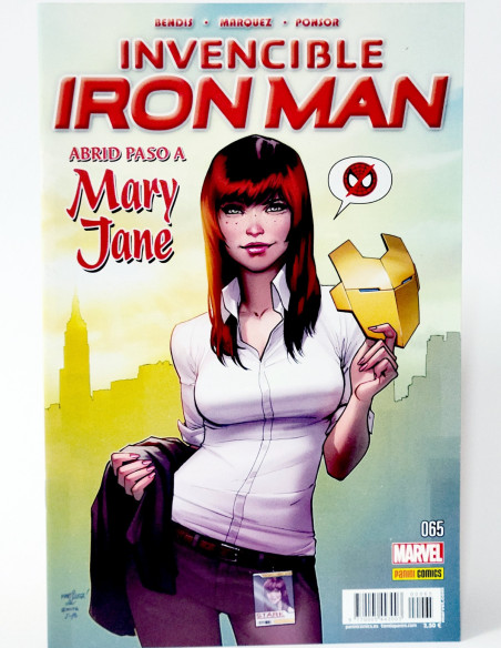CÓMIC INVENCIBLE IRON MAN 65 VOL.2 PANINI VOLUMEN MARVEL GRAPA DE KIOSCO