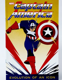 CÓMIC CAPITAN AMÉRICA POSTER BOOK EVOLUTION OF AN ICON...