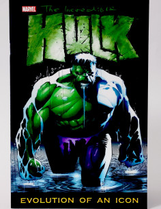 CÓMIC THE INCREÍBLE HULK POSTER BOOK EVOLUTION OF AN ICON...