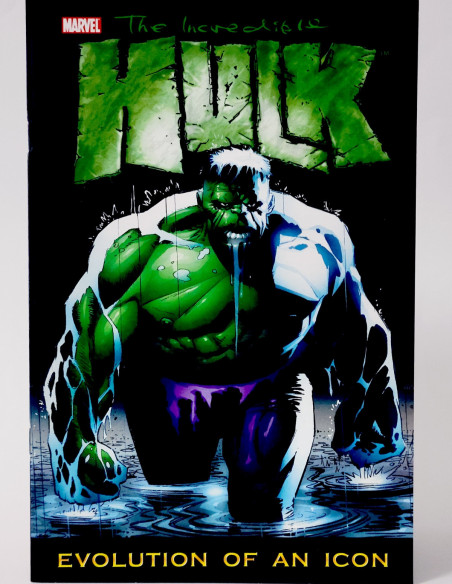 CÓMIC THE INCREÍBLE HULK POSTER BOOK EVOLUTION OF AN ICON PANINI MARVEL GRAPA DE KIOSCO