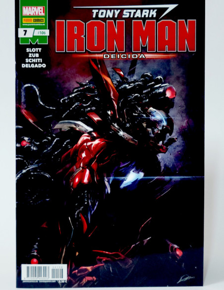 CÓMIC INVENCIBLE IRON MAN 106 TONY STARK VOL.2 PANINI VOLUMEN MARVEL 7 GRAPA DE KIOSCO