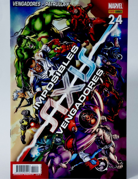 CÓMIC IMPOSIBLE VENGADORES 24 AXIS PANINI MARVEL GRAPA DE KIOSCO