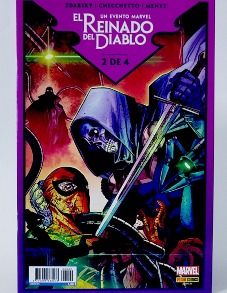CÓMIC EL REINADO DEL DIABLO 2 MAYO 2022 PANINI MARVEL GRAPA DE KIOSCO