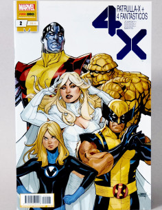CÓMIC LOS 4 FANTASTICOS PATRULLA X 2 PANINI MARVEL GRAPA...