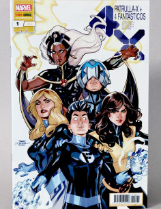 CÓMIC LOS 4 FANTASTICOS PATRULLA X 1 PANINI MARVEL GRAPA...