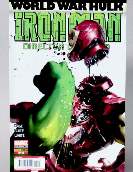 CÓMIC WORLD WAR HULK IRON MAN 3 DIRECTOR DE SHIELD PANINI MARVEL GRAPA DE KIOSCO