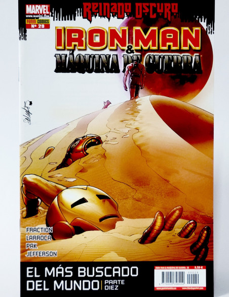 CÓMIC IRON MAN MAQUINA DE GUERRA REINADO OSCURO 29 VOL.7 PANINI VOLUMEN MARVEL GRAPA DE KIOSCO