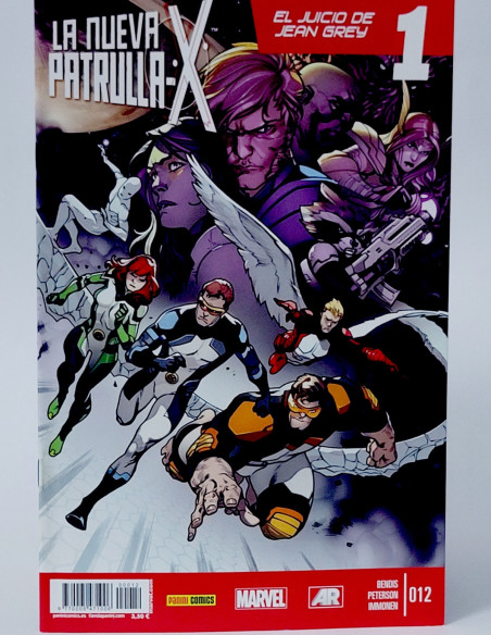 CÓMIC LA NUEVA PATRULLA X 12 EL JUICIO DE JEAN GREY PANINI MARVEL GRAPA DE KIOSCO