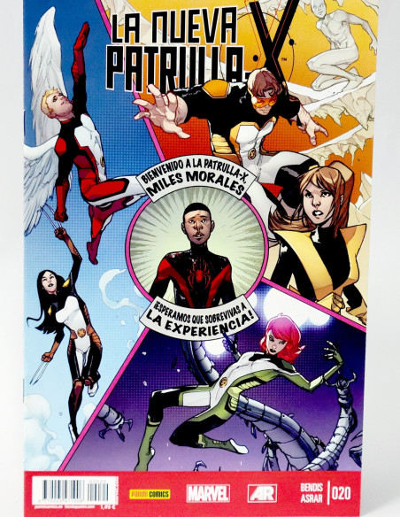 CÓMIC LA NUEVA PATRULLA X 20 MILES MORALES PANINI MARVEL GRAPA DE KIOSCO