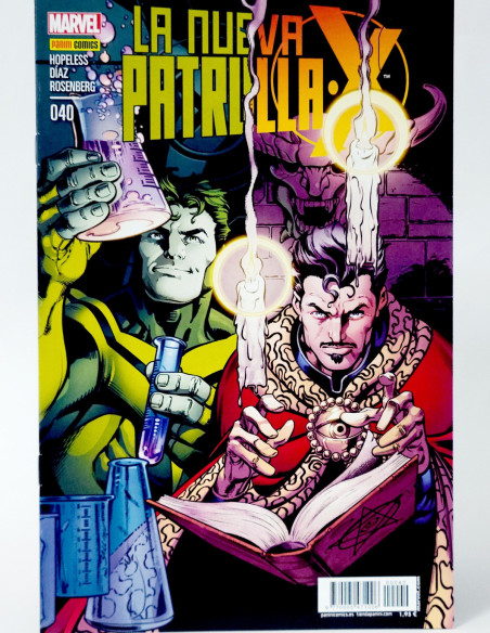 CÓMIC LA NUEVA PATRULLA X 40 PANINI MARVEL GRAPA DE KIOSCO