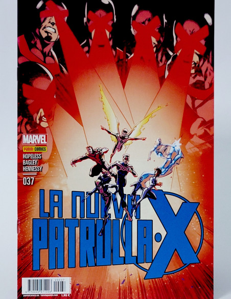 CÓMIC LA NUEVA PATRULLA X 37 PANINI MARVEL GRAPA DE KIOSCO