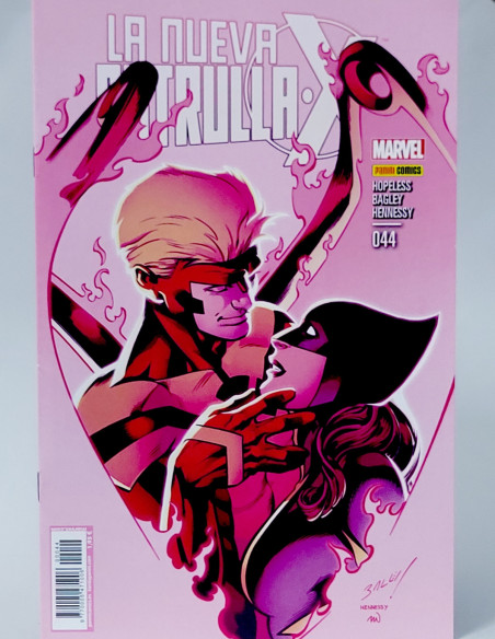 CÓMIC LA NUEVA PATRULLA X 44 PANINI MARVEL GRAPA DE KIOSCO