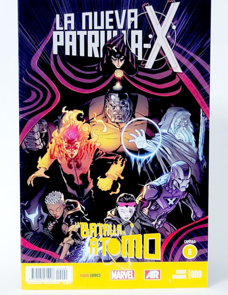 CÓMIC LA NUEVA PATRULLA X 9 LA BATALLA DEL ÁTOMO PANINI MARVEL GRAPA DE KIOSCO