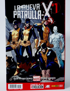 CÓMIC LA NUEVA PATRULLA X 1 PANINI MARVEL GRAPA DE KIOSCO