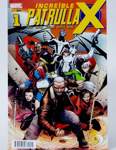 CÓMIC INCREÍBLE PATRULLA-X 1 PANINI MARVEL GRAPA DE KIOSCO