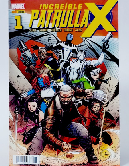 CÓMIC INCREÍBLE PATRULLA-X 1 PANINI MARVEL GRAPA DE KIOSCO