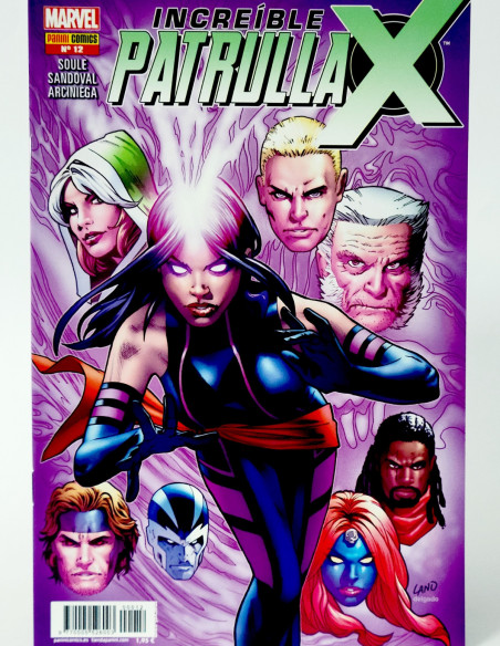 CÓMIC INCREÍBLE PATRULLA-X 12 PANINI MARVEL GRAPA DE KIOSCO