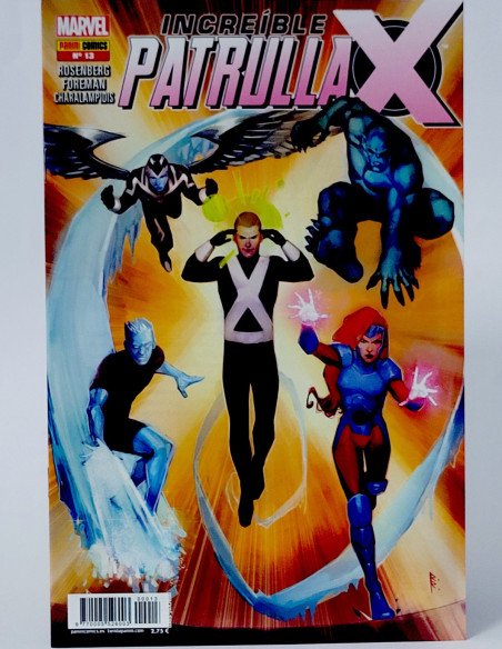 CÓMIC INCREÍBLE PATRULLA-X 13 PANINI MARVEL GRAPA DE KIOSCO