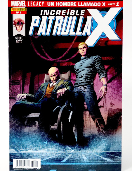 CÓMIC INCREÍBLE PATRULLA-X 7 PANINI MARVEL GRAPA DE KIOSCO