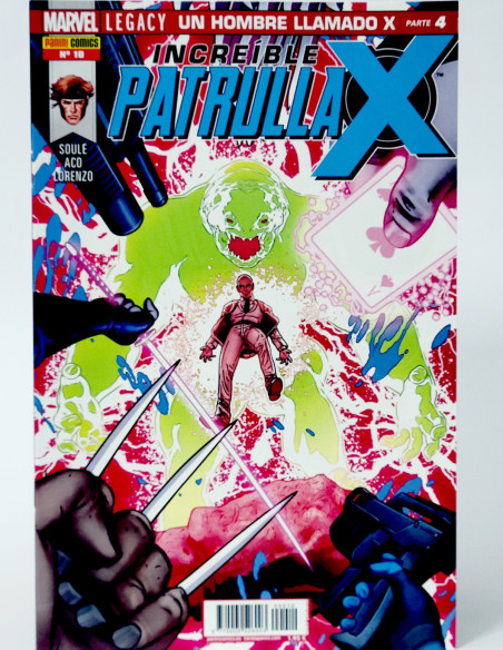 CÓMIC INCREÍBLE PATRULLA-X 10 PANINI MARVEL GRAPA DE KIOSCO