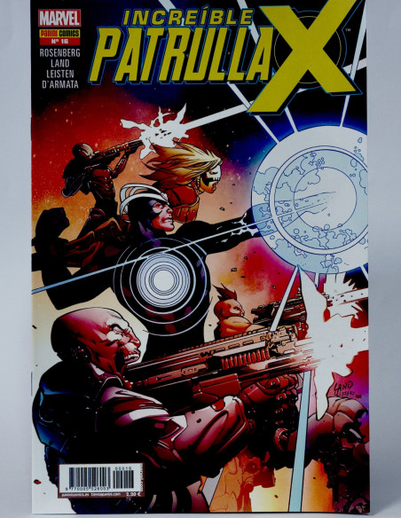 CÓMIC INCREÍBLE PATRULLA -X 16 PANINI MARVEL GRAPA DE KIOSCO