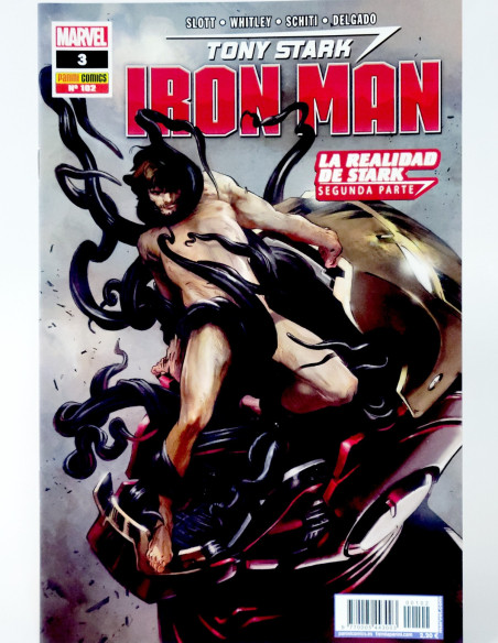 CÓMIC IRON MAN 102 TONY STARK PANINI MARVEL VOLUMEN GRAPA DE KIOSCO
