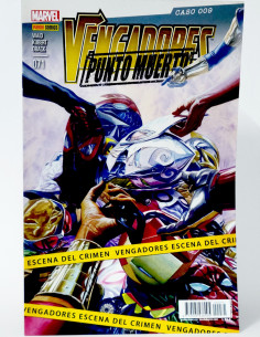 CÓMIC VENGADORES 71 PUNTO MUERTO CASO 009 PANINI MARVEL...
