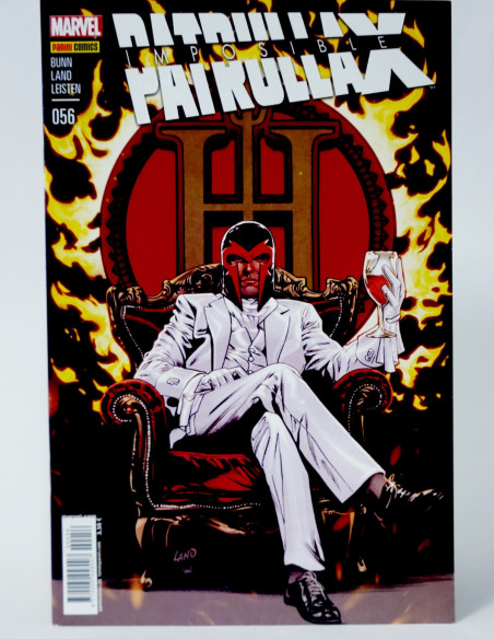 CÓMIC LA IMPOSIBLE PATRULLA-X 56 PANINI MARVEL GRAPA DE KIOSCO