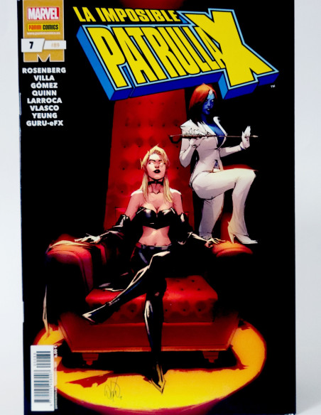 CÓMIC LA IMPOSIBLE PATRULLA-X 89 PANINI MARVEL GRAPA DE KIOSCO