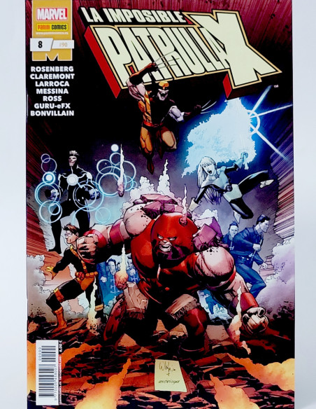 CÓMIC LA IMPOSIBLE PATRULLA-X 90 PANINI MARVEL GRAPA DE KIOSCO