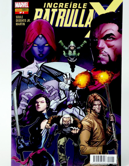 CÓMIC INCREÍBLE PATRULLA-X 2 PANINI MARVEL GRAPA DE KIOSCO