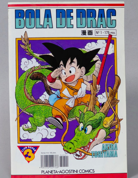 CÓMIC BOLA DE DRAC 1 PRIMERA EDICIÓN SERIE BLANCA GRAPA PLANETA MUY BUEN ESTADO