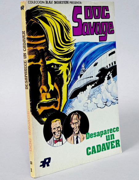 CÓMIC DOC SALVAJE 1 DESAPARECE UN CADÁVER EDITORIAL ROLLAN CANTO DESCOLORIDO BUEN ESTADO