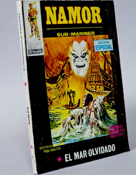 CÓMIC NAMOR 7 EL MAR OLVIDADO VERTICE MARVEL TACO BUEN ESTADO