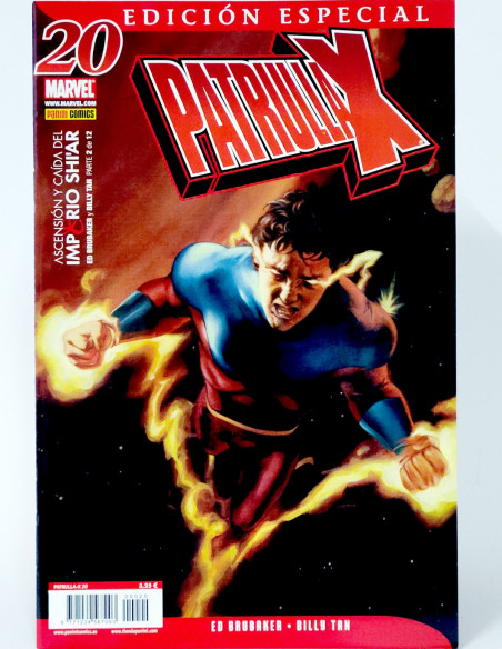 CÓMIC PATRULLA-X 20 EDICIÓN ESPECIAL VOL.3 PANINI MARVEL VOLUMEN GRAPA DE KIOSCO