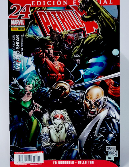 CÓMIC PATRULLA-X 24 EDICIÓN ESPECIAL VOL.3 PANINI MARVEL VOLUMEN GRAPA DE KIOSCO