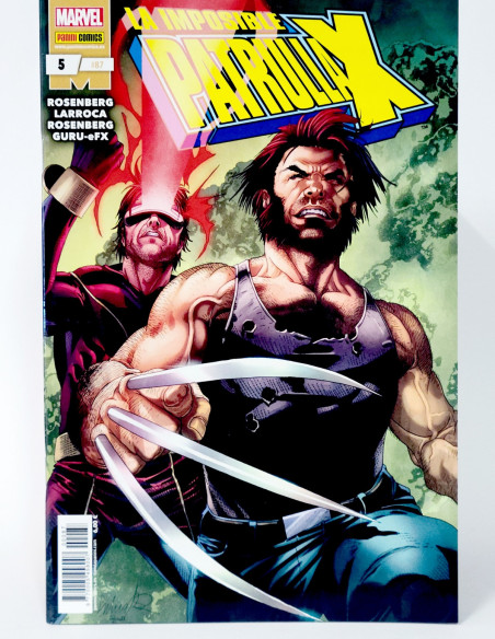 CÓMIC LA IMPOSIBLE PATRULLA-X 87 PANINI MARVEL 5 GRAPA DE KIOSCO