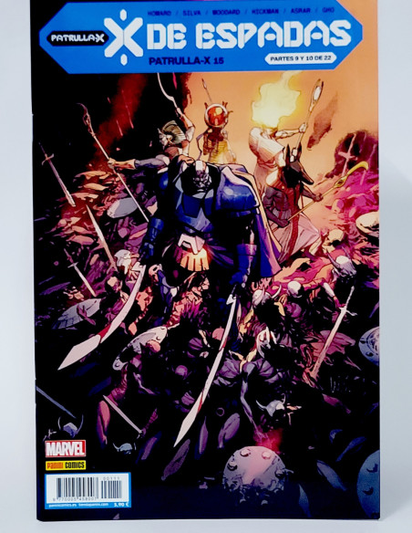CÓMIC PATRULLA-X 111 X DE ESPADAS PANINI MARVEL GRAPA DE KIOSCO