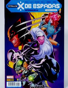 CÓMIC PATRULLA-X INFERNALES 5 X DE ESPADAS PANINI MARVEL...
