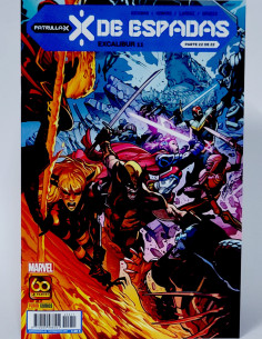 CÓMIC PATRULLA-X EXCALIBUR 11 X DE ESPADAS PANINI MARVEL...