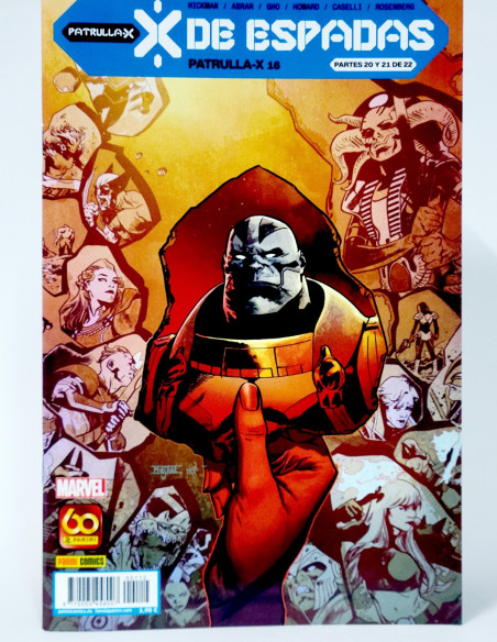CÓMIC PATRULLA-X 112 X DE ESPADAS PANINI MARVEL GRAPA DE KIOSCO