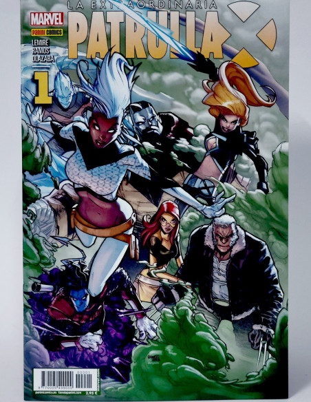 CÓMIC LA EXTRAORDINARIA PATRULLA-X 1 PANINI MARVEL GRAPA DE KIOSCO